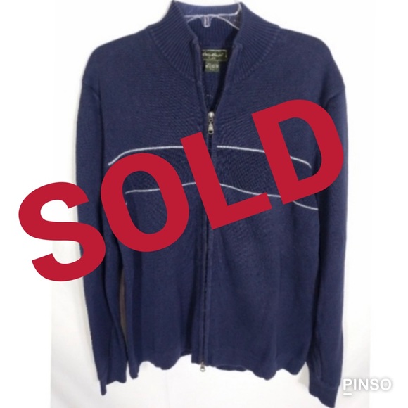 Eddie Bauer Other - 🌻🍃Eddie Bauer XL Full Zip Navy Cotton Cardigan Sweater (Bundle Sale)🌻
